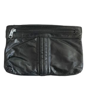Antonia genuine leather clutch